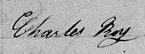 Signature de Charles Roy: 18 février 1850 Signature de Charles Roy: 18 février 1850