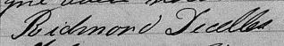Signature de Richmond Decelles: 23 mai 1872 Signature de Richmond Decelles: 23 mai 1872