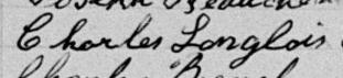 Signature de Charles Langlois: 22 janvier 1892 Signature de Charles Langlois: 22 janvier 1892