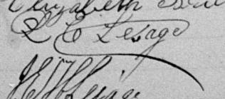 Signature de L E Lesage: 7 septembre 1886 Signature de L E Lesage: 7 septembre 1886