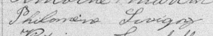 Signature de Philomène Sevigny: 9 avril 1894