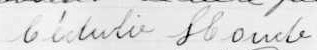 Signature de Cédule Houde: 5 novembre 1905 Signature de Cédule Houde: 5 novembre 1905