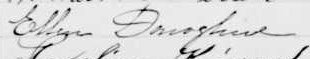 Signature d'Ellen Donoghue: 2 février 1880
